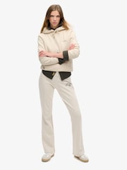 Superdry Cream Essential Logo Hoodie - Image 4 of 9