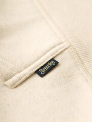 Superdry Cream Essential Logo Hoodie - Image 9 of 9