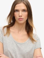 Gris - Camiseta de cuello redondo Studio de Superdry - Imagen 3 de 7