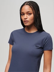 Superdry Mariner Navy Essential Logo 90s T-Shirt - Image 2 of 6