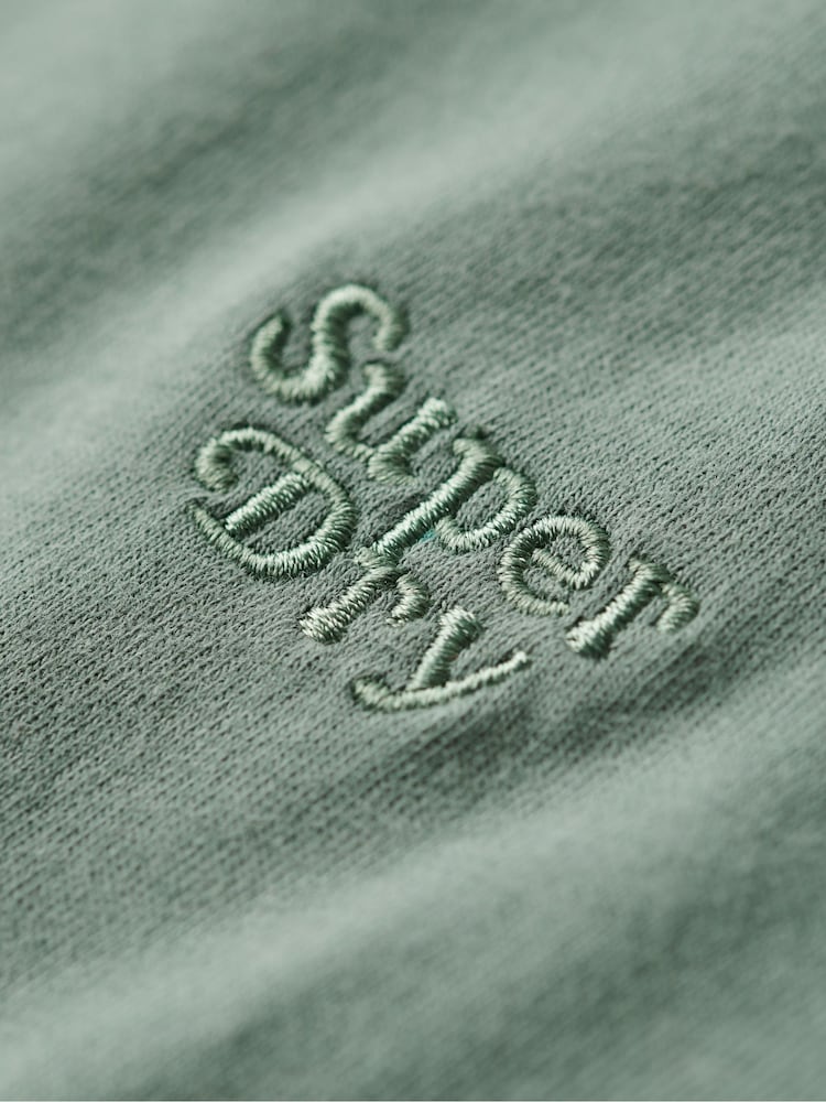 Superdry Laurel Khaki Essential Logo 90s T-Shirt - Image 6 of 6