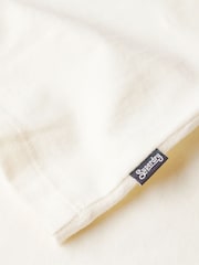 Superdry White Essential Logo Raglan T-Shirt - Image 5 of 6