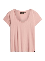 Superdry Pink Essential Logo 90s T-Shirt - Image 3 of 6