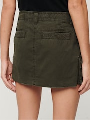 Superdry Olive Night Green Vintage Utility Para Skirt - Image 2 of 6