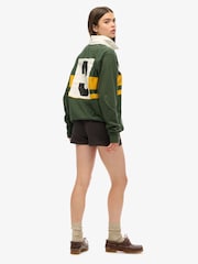Superdry Bison Black 100% Cotton Essential Logo Shorts - Image 5 of 8