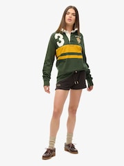 Superdry Bison Black 100% Cotton Essential Logo Shorts - Image 6 of 8