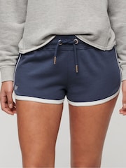 Superdry Mariner Navy Essential Logo Racer Shorts - Image 1 of 5