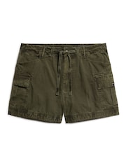 Grün - Superdry 100% Cotton Cargo Shorts - Bild 3 von 5