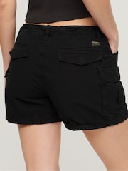 Schwarz - Superdry 100% Cotton Cargo Shorts - Bild 2 von 5