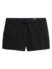 Schwarz - Superdry 100% Cotton Cargo Shorts - Bild 3 von 5