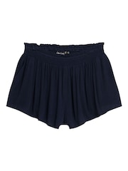 Superdry Blue 100% Cotton Beach Shorts - Image 5 of 7