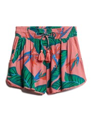 Superdry Pink 100% Cotton Beach Shorts - Image 4 of 7