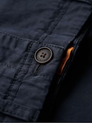 Albastru - Pantaloni scurți chino Superdry Classic - Imaginea 5 din 6