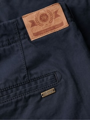 Albastru - Pantaloni scurți chino Superdry Classic - Imaginea 6 din 6