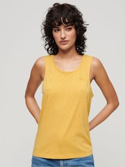 Gelb - Superdry Tanktop mit U-Ausschnitt - Bild 1 von 6