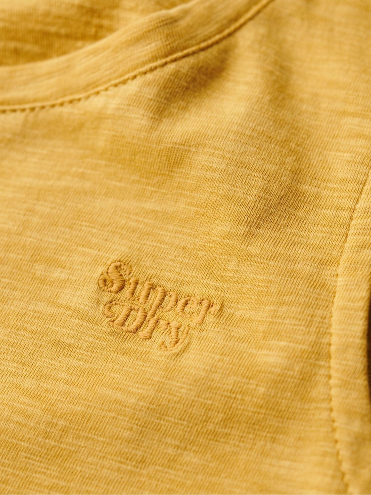 Gelb - Superdry Tanktop mit U-Ausschnitt - Bild 6 von 6