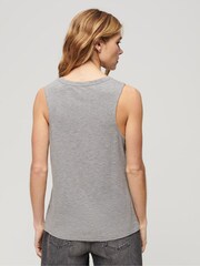 Grau - Superdry Tanktop mit U-Ausschnitt - Bild 2 von 7