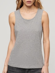 Grau - Superdry Tanktop mit U-Ausschnitt - Bild 4 von 7