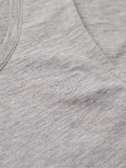 Grau - Superdry Tanktop mit U-Ausschnitt - Bild 7 von 7