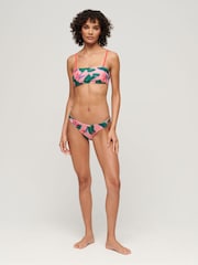 Superdry Pink Tropical Bandeau Bikini Top - Image 6 of 7