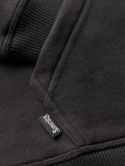 Superdry Bison Black Essential Logo Zip Hoodie - Image 8 of 8