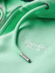 Superdry Beach Glass Green Essential Logo Zip Hoodie - Image 5 of 6