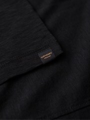 Superdry Black 100% Cotton Slouchy Cropped T-Shirt - Image 6 of 6