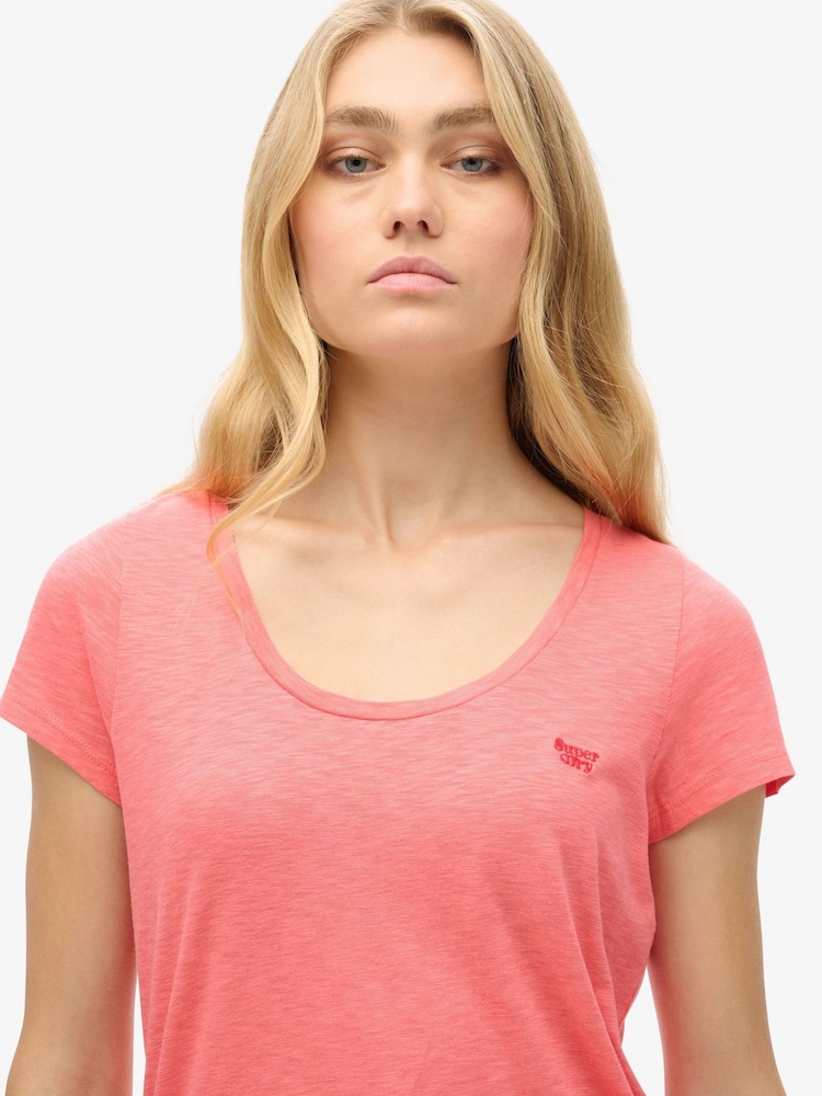 Naranja - Camiseta de cuello redondo Studio de Superdry - Imagen 2 de 5