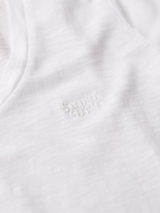 Superdry Studio White Scoop Neck T-Shirt - Image 6 of 6