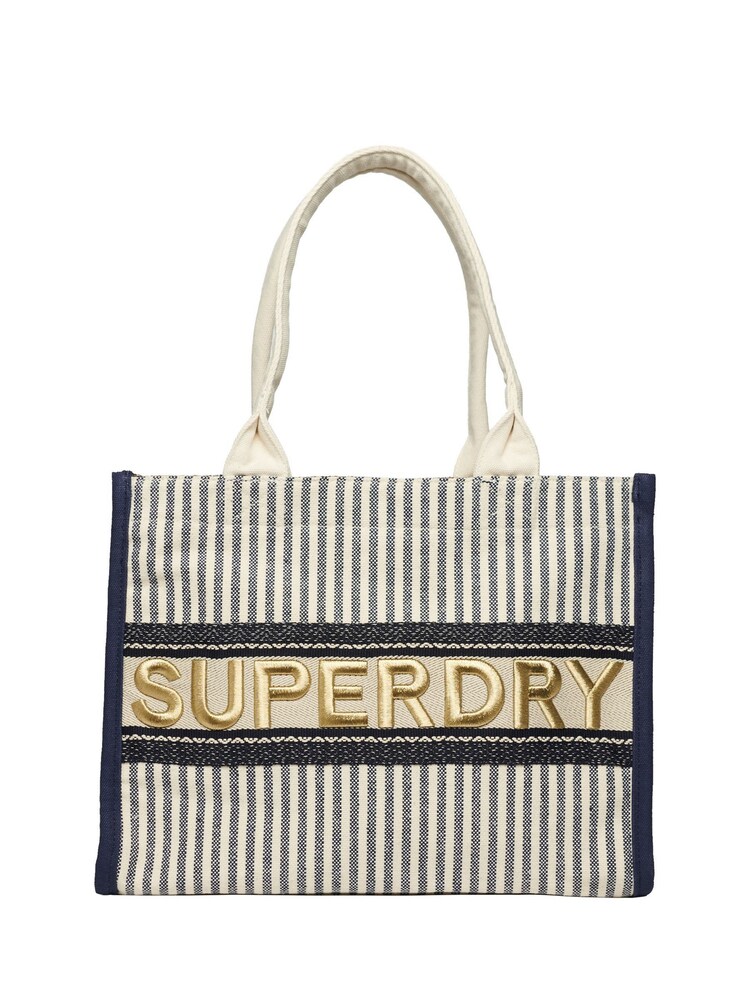 Superdry Blue Luxe Tote Bag - Image 1 of 4
