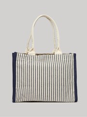 Superdry Blue Luxe Tote Bag - Image 2 of 4