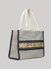 Superdry Blue Luxe Tote Bag - Image 3 of 4