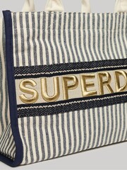 Superdry Blue Luxe Tote Bag - Image 4 of 4