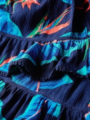 Superdry Blue MINI CAMI BEACH DRESS - Image 3 of 7