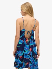 Superdry Blue MINI CAMI BEACH DRESS - Image 5 of 7