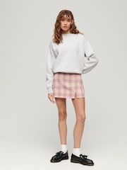 Superdry Pink Mini Check Skirt - Image 3 of 6