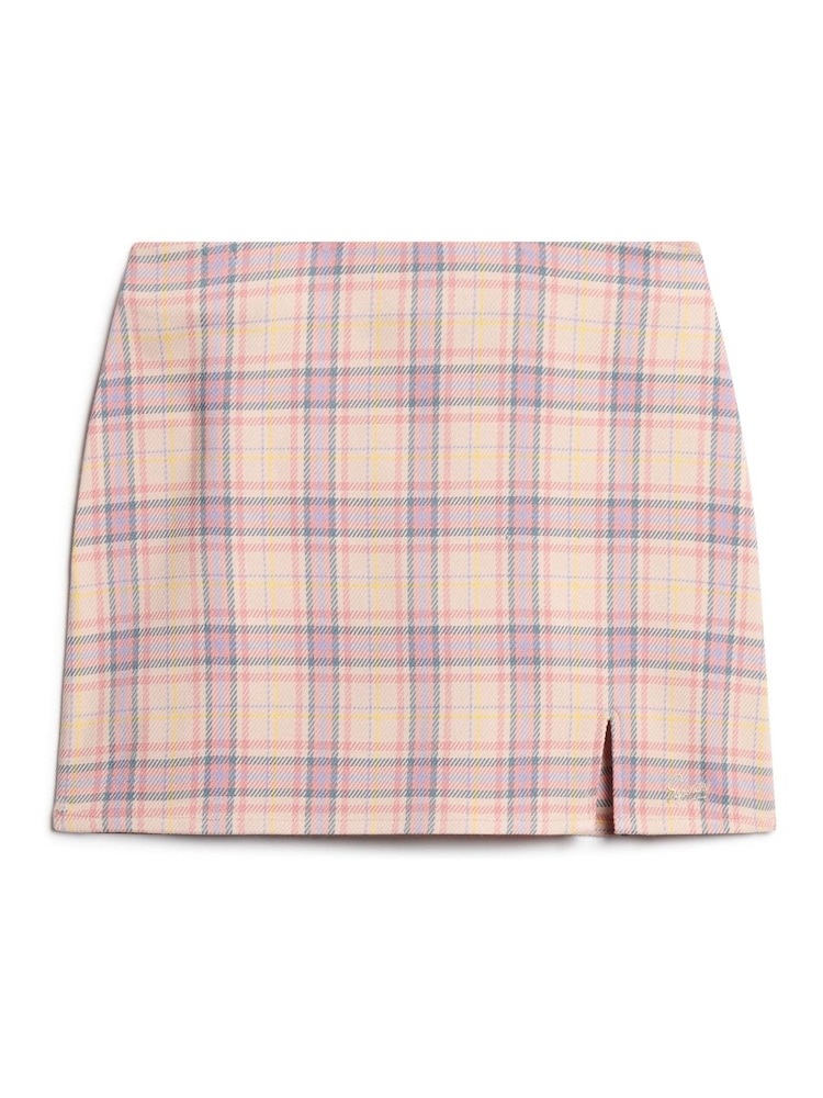Superdry Pink Mini Check Skirt - Image 5 of 6