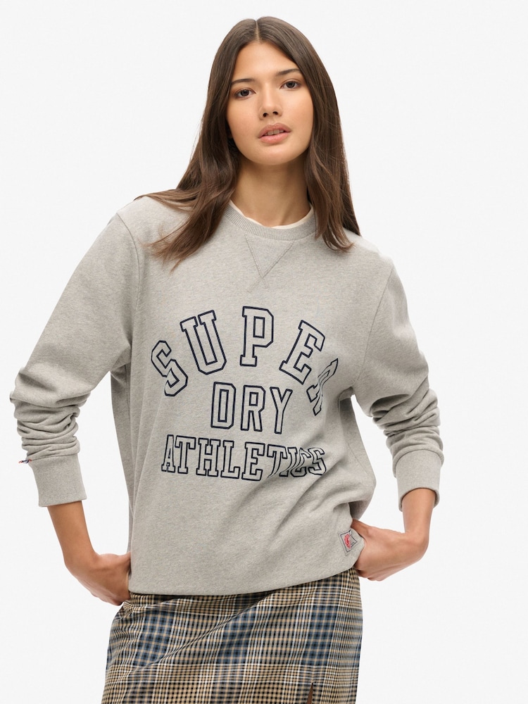 Superdry Cream Mini Check Skirt - Image 5 of 6