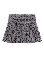 Superdry Blue 100% Cotton Tiered Jersey Mini Skirt - Image 4 of 4