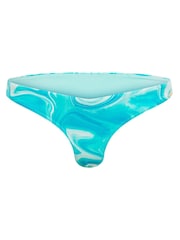 Superdry Blue Print Cheeky Bikini Bottoms - Image 5 of 6