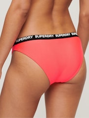 Superdry Pink Elastic Classic Bikini Bottoms - Image 4 of 5