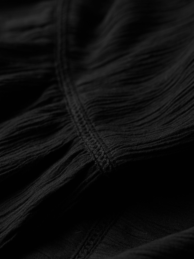 Superdry Black 100% Cotton Maxi Beach Cami Dress - Image 6 of 6