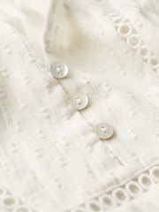 Superdry White Ibiza Long Sleeved Beach Blouse - Image 6 of 6