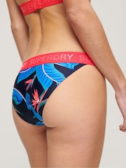 Superdry Blue Logo Classic Bikini Bottoms - Image 2 of 5