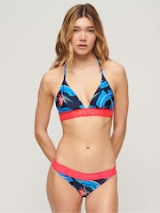 Superdry Blue Logo Classic Bikini Bottoms - Image 3 of 5