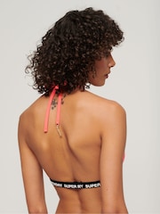 Superdry Pink Triangle Elastic Bikini Top - Image 2 of 5