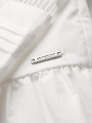 Superdry White Lace Mix Shirt Dress - Image 9 of 9