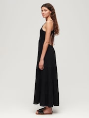 Superdry – gesmoktes Cami-Maxikleid aus 100 % Baumwolle - Bild 3 von 3
