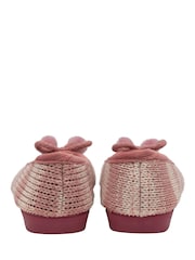 Lotus Pink Flat Ballerina Slippers - Image 3 of 4
