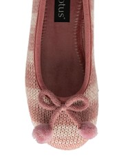 Lotus Pink Flat Ballerina Slippers - Image 4 of 4